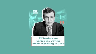 Peter Oborne UK leaders are paving the way for ethnic cleansing in Gaza [upl. by Imaj426]