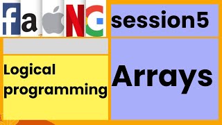 Logical programming  Arrays  session5  faangacademy [upl. by Selby]