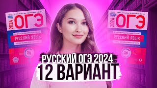 Разбор ОГЭ по русскому 2024 Вариант 12 Дощинский Цыбулько  Лина Гагарина  Онлайн Школа EXAMhack [upl. by Asirehc]