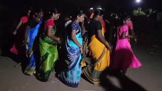 Rukmapur villagedasara2021 nalla nagulo nalla naguladancer performance [upl. by Asirralc]