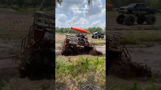 Swamp Buggy Bogs Down offroad mudslinging ford tow truck shorts [upl. by Kylstra]