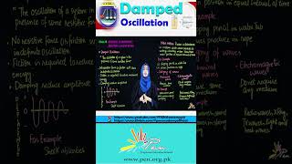 Damped Oscillation I Simple Harmonic Motion and Waves I Chapter 10 I PHYSICS dampedOscillation [upl. by Anauj311]