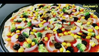 How to make Pizza at home  Better than the restaurants pizza  Janjouns Pizza  Janjouns Kitchen [upl. by Earahs407]