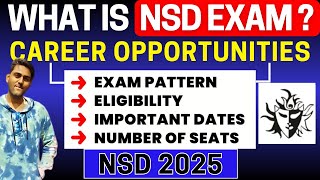 All About NSD Admission 2025  Eligibility amp Pattern Application Dates Syllabus Admit Card [upl. by Thomajan]