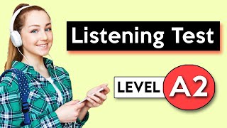 A2 Listening Test  English Listening Test [upl. by Rossuck950]