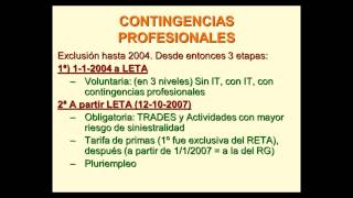 umh1908 201314 Lec64 Régimen especial de los trabajadores por cuenta propia o autónomos 4 [upl. by Oruam]