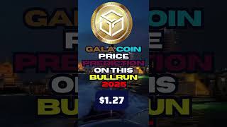 Gala Price Prediction on this bull run 2025 [upl. by Nittirb]