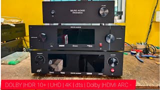 52  51 amplifier DOLBY  HDR 10  UHD  4K  dts  Dolby HDMI ARC  subwoofer amplifier [upl. by Dorcas]