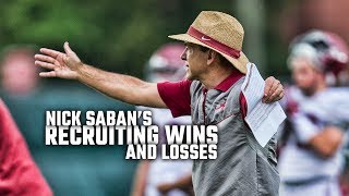 Nick Saban’s Biggest Recruiting Wins and Losses [upl. by Dorcus889]