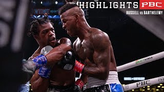 Russell vs Barthelemy HIGHLIGHTS July 30 2022  PBC on Showtime [upl. by Nagad298]