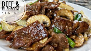 Beef And Mushroom Recipe  Easy Tender And Juicy Beef And Vegetable Stir Fry [upl. by Iene]