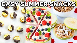 3 Fun Summer Snacks Kids Can Make  Easy Snack Recipes for Kids by MOMables [upl. by Nedarb]