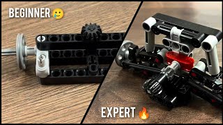 3 Ways to make a LEGO Steering System from Beginner to Expert [upl. by Wun]