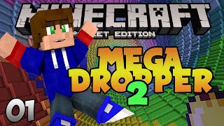 The Méga Dropper 2 01 Le retour  Minecraft PE [upl. by Hnahc297]