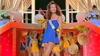 Miss France 1997  Défilé des 44 en Maillot de Bain [upl. by Hajidak]