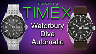 TIMEX Waterbury Automatic Diver Style Watch Vintage Inspired Diver Under 300 With Bracelet [upl. by Eleen]