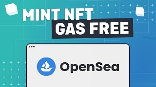 How To Mint NFT On Opensea For Free  No Gas Fees [upl. by Arihk]