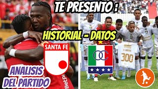 Te presento datos del Santa Fe vs Once Caldas  Historial análisis y como vienen los equipos [upl. by Trixy]