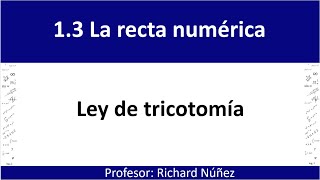 2 Ley de tricotomía [upl. by Cordelia]