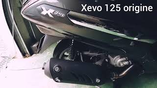 test échappement Piaggio xevo 125 origine mivv urban scorpiovic [upl. by Rovert]