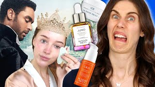 Expert Reacts To Bridgerton Beauty Routine — Phoebe Dynevor Skincare Saga [upl. by Camella615]