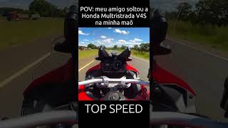 Top Speed na Multistrada V4S 2024 ducati multistrada multistradav4s v4s topspeed [upl. by Heloise588]