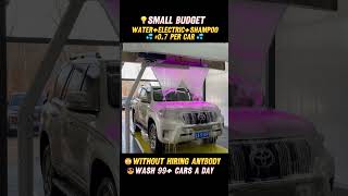 Fully automated contactless car wash with powerful cleaning effects carcleaning carwash [upl. by Nadnerb337]