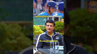 sourav ganguly 😡 talking about sehwag hitting  shorts cricket youtubeshorts [upl. by Jerrilee464]