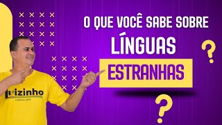 LÍNGUAS ESTRANHAS OU IDIOMAS DIFERENTES [upl. by Kylynn]