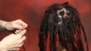 How to Repair Thinning Spots in Dreadlocks Tutorial DoctoredLockscom [upl. by Amora]