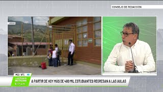 Entrevista con Juan Correa Mejía secretario de educación de Antioquia  Teleantioquia Noticias [upl. by Glennie]