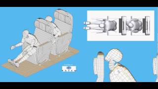 MSC Nastran Explicit Nonlinear  Dummy Aircraft Crash [upl. by Allie815]