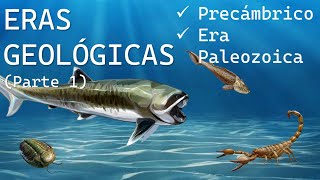 Las eras geológicas y su flora y fauna parte 1  Deinospalaios curiosidades prehistóricas [upl. by Lindsey706]