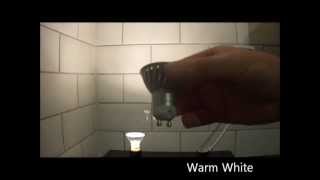 LEDIFY 4W GU10 LED vs 50W Halogen  High Quality Low Cost [upl. by Alleb]