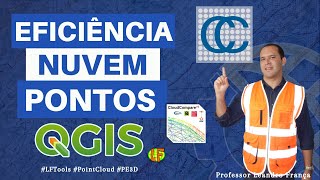 Eficiência na Nuvem de Pontos com QGIS e CloudCompare [upl. by Ardussi277]