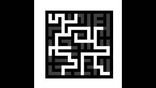 Randomized Kruskals Maze Solved with DeadEnd Filler [upl. by Lurline]