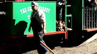 The Green Hornet steam train Timbertown Wauchope NSW [upl. by Firestone]