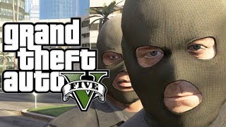 GTA 5  How to ROB a BANK Funny Moments Gameplay In GTA V Fun Free Roam Stuff MONEY [upl. by Milford]