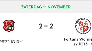 20231111 SCPB22 131  Fortuna Wormerveer131 [upl. by Fasto527]