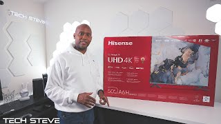 Hisense A6H 4K Television Unboxing [upl. by Aber]