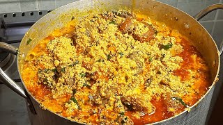 Best Method To Make Egusi Soup  How To Cook Nigerian Super Lumpy Egusi Soup [upl. by Boak]