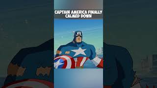 Captain America Finally Calmed Down 😳 marvel avengers captainamerica [upl. by Devol219]