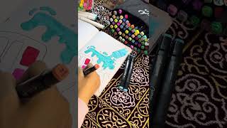 Rasm darsi daftarini ustini bejash shortsyoutube scrapbookingideas art handmadediy [upl. by Tung405]