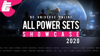 DCUO All Power Sets Showcase 2020  iEddy Gaming [upl. by Alyekahs]