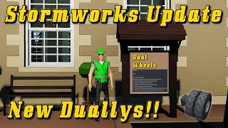 Stormworks Update Dually Wheels stormworks gaming [upl. by Oiznun]