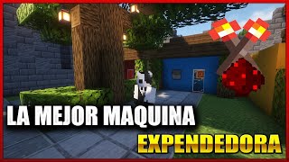 cómo hacer una máquina expendedora en Minecraft [upl. by Burtis]