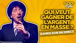 Gad Elmaleh Olivier Baroux  QUI VEUT GAGNER DE LARGENT EN MASSE   Samedi soir en direct [upl. by Aonehc]