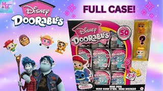 UNBOXING A FULL CASE OF DISNEY DOORABLES SERIES 12 PIXEL PERFECT WITH CODES [upl. by Cos113]