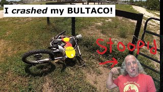 I CRASHED MY BULTACO [upl. by Kampmann183]