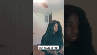 hair hairstyles naturalhairstyles shrinkage blackhair curlyhair longhair shorts fyp [upl. by Emeric]